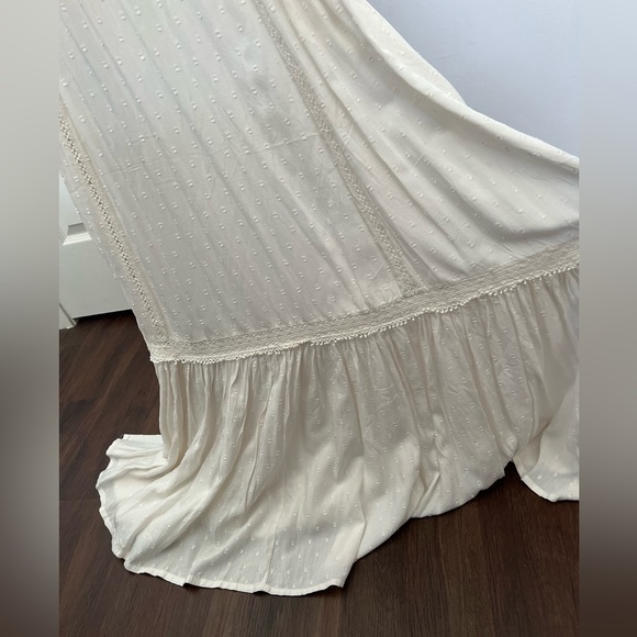 Anthropologie Eloise maxi dress, off-white. New with tags. Size small. - Picture 5 of 5